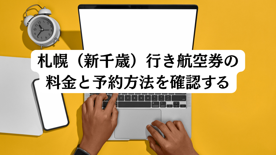 札幌（新千歳）行き航空券の料金と予約方法を確認する
